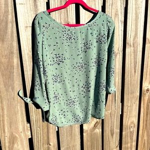 Medium Sage Green LOFT Blouse